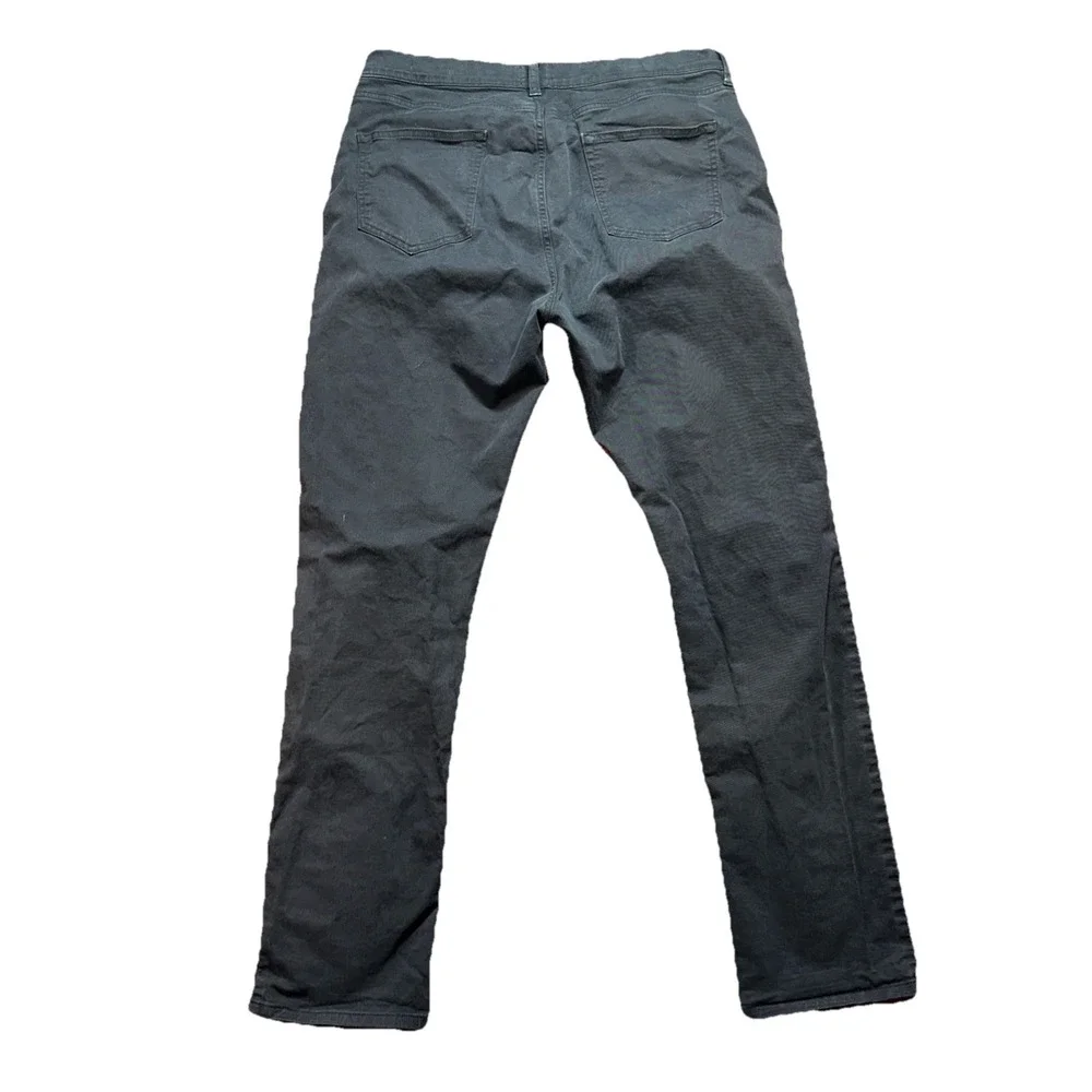 Flint and Tinder Pants Men (Fit 36x33) Blue Chino Straight Huckberry Stretch